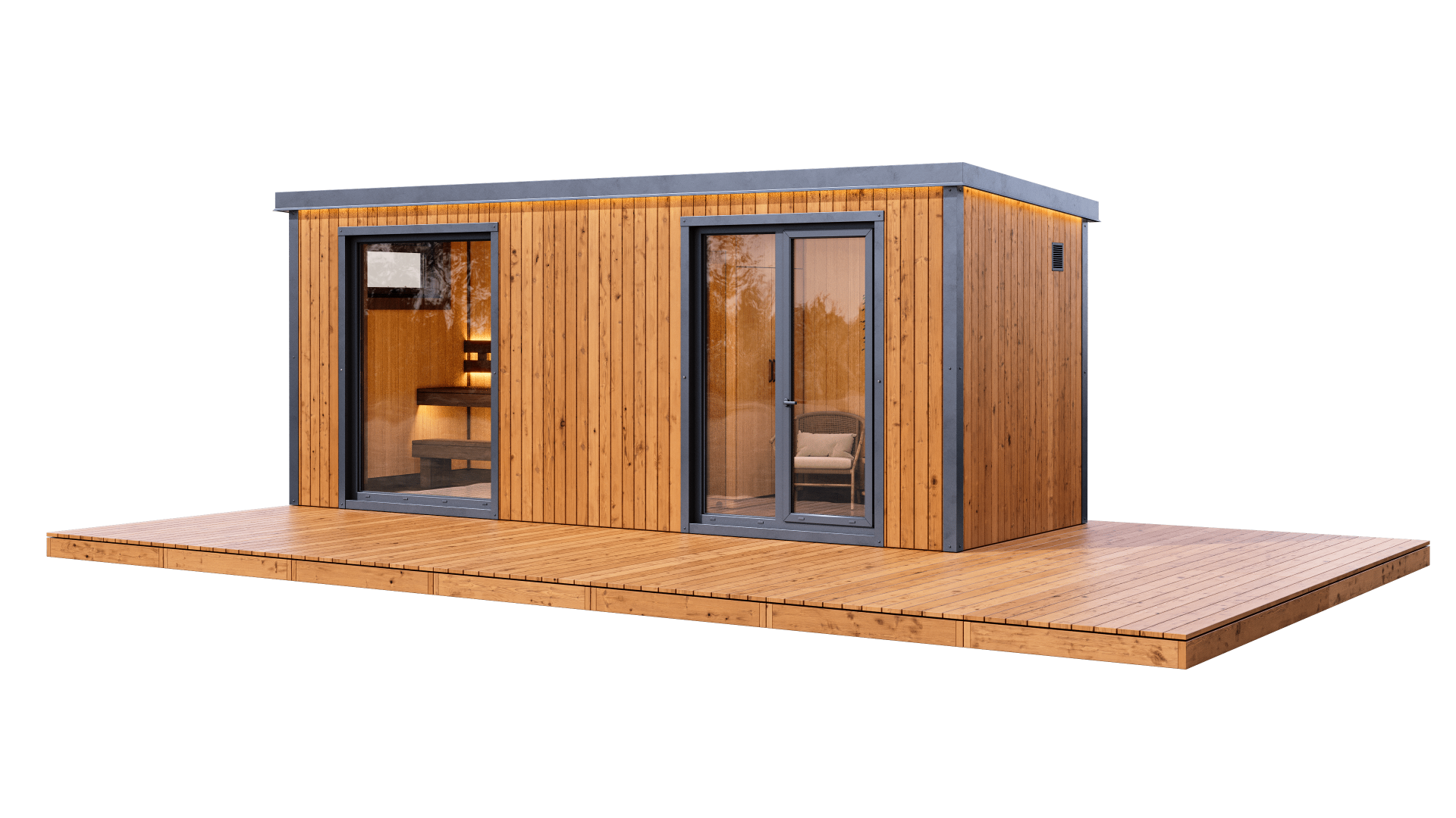 Иллюстрация модульной бани